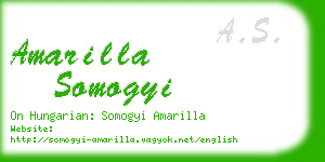 amarilla somogyi business card